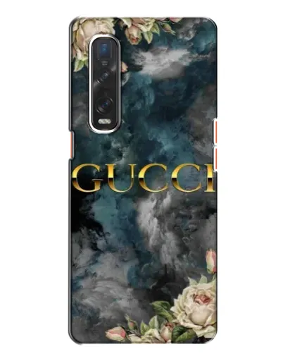 Чохол для OPPO Find X2 з картинкою «Абстрактні квіти Gucci»