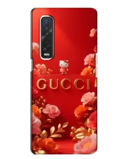 Чохол для OPPO Find X2 з картинкою «Gucci — золотий сад»