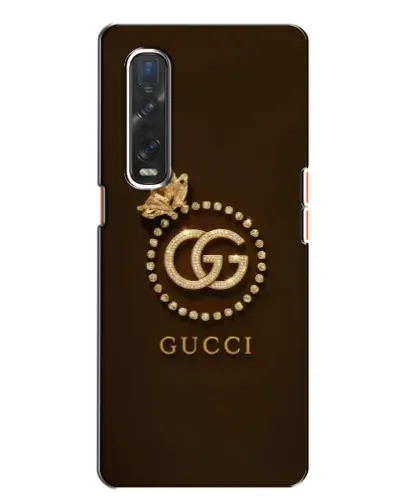 Чохол для OPPO Find X2 з картинкою «Gucci — золотий метелик»