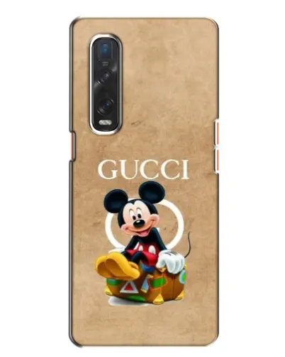 Чохол для OPPO Find X2 з картинкою «Міккі Маус Gucci — крафт»