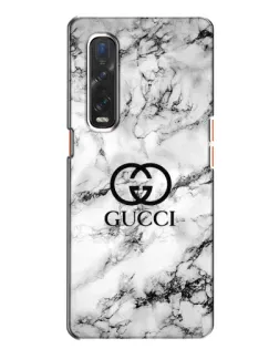 Чохол для OPPO Find X2 з картинкою «Gucci — мармуровий шик»
