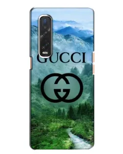 Чохол для OPPO Find X2 з картинкою «Gucci — гірський пейзаж»