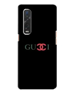 Чохол для OPPO Find X2 з картинкою «Gucci — червоний градієнт»