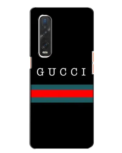 Чохол для OPPO Find X2 з картинкою «Gucci — червоний пояс»