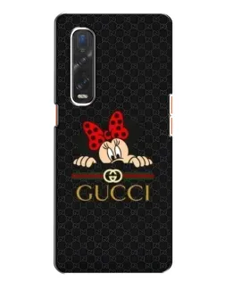 Чохол для OPPO Find X2 з картинкою «Мінні Маус Gucci — чорний»