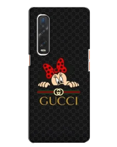 Чохол для OPPO Find X2 з картинкою «Мінні Маус Gucci — чорний»