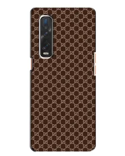 Чехол для OPPO Find X2 с картинкой «Gucci — шоколадная сетка» Чехол для OPPO Find X2 с картинкой «Gucci — шоколадная сетка»