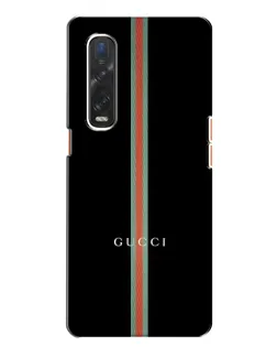 Чехол для OPPO Find X2 с картинкой «Gucci — строгая линия» Чехол для OPPO Find X2 с картинкой «Gucci — строгая линия»