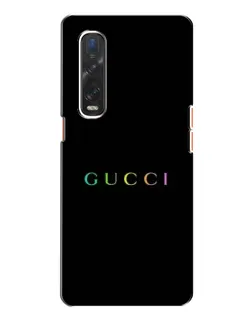 Чехол для OPPO Find X2 с картинкой «Gucci — неоновый минимализм» Чехол для OPPO Find X2 с картинкой «Gucci — неоновый минимализм»