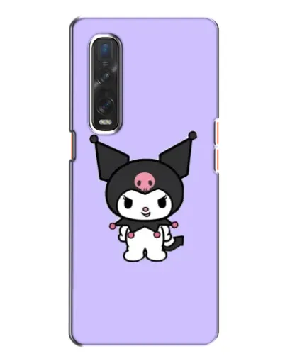 Чохол для OPPO Find X2 з картинкою «Kuromi — ніжний фіолетовий»