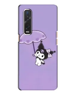 Чохол для OPPO Find X2 з картинкою «Kuromi з парасолькою»