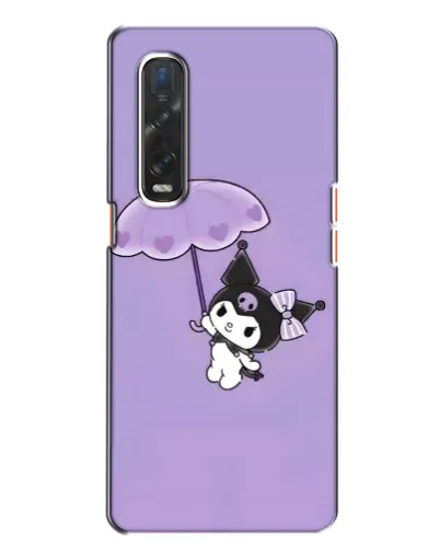 Чохол для OPPO Find X2 з картинкою «Kuromi з парасолькою»