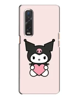 Чохол для OPPO Find X2 з картинкою «Kuromi та серце»