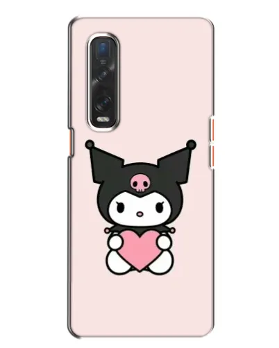 Чохол для OPPO Find X2 з картинкою «Kuromi та серце»