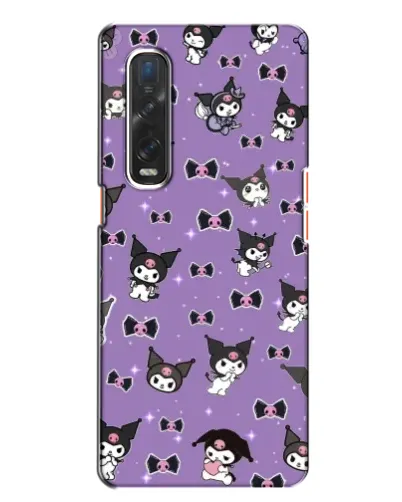 Чохол для OPPO Find X2 з картинкою «Kuromi — патерн»