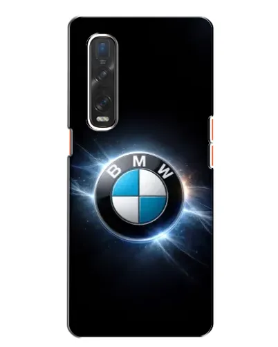 Чохол для OPPO Find X2 з картинкою «BMW — неонове сяйво»