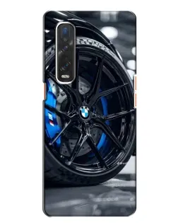 Чохол для OPPO Find X2 з картинкою «Колесо BMW зблизька»