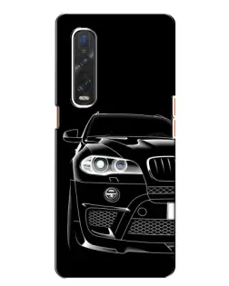 Чохол для OPPO Find X2 з картинкою «Темний силует BMW»