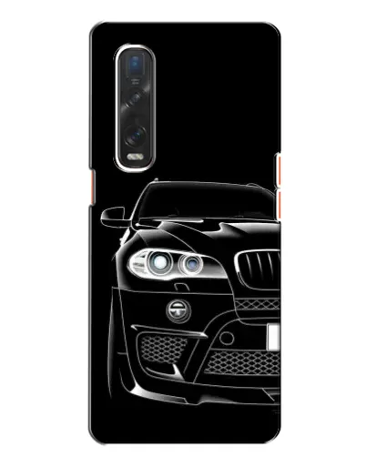 Чохол для OPPO Find X2 з картинкою «Темний силует BMW»