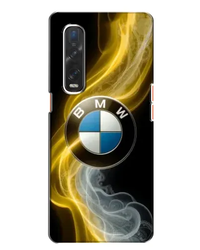 Чохол для OPPO Find X2 з картинкою «Золотистий дим BMW»