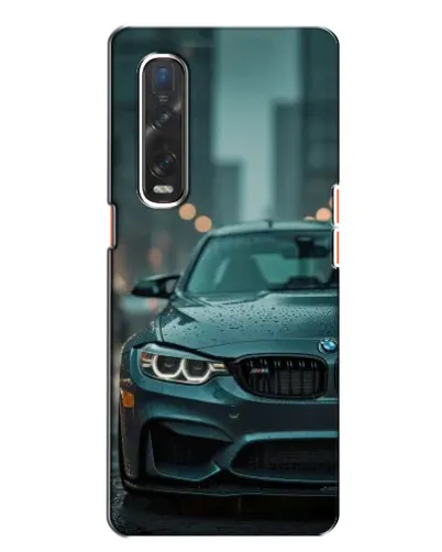 Чохол для OPPO Find X2 з картинкою «BMW у вогнях міста»