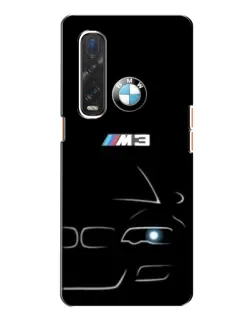 Чохол для OPPO Find X2 з картинкою «Мінімалістичний принт BMW M3»