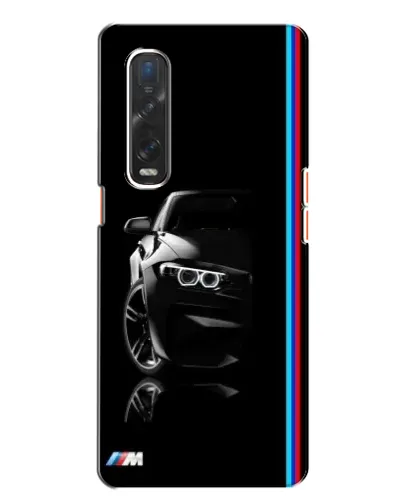 Чохол для OPPO Find X2 з картинкою «Силует BMW в темряві»