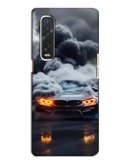 Чохол для OPPO Find X2 з картинкою «BMW у диму»