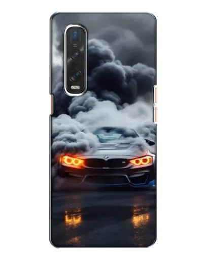 Чохол для OPPO Find X2 з картинкою «BMW у диму»