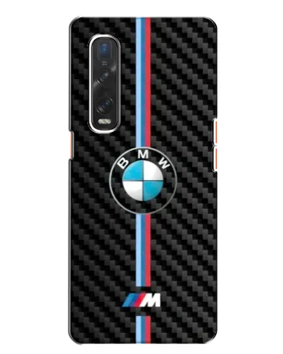 Чохол для OPPO Find X2 з картинкою «Емблема BMW та карбон»