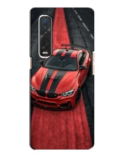Чохол для OPPO Find X2 з картинкою «BMW на червоній доріжці»