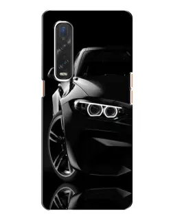Чохол для OPPO Find X2 з картинкою «Чорна BMW — профіль»