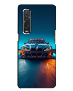 Чохол для OPPO Find X2 з картинкою «BMW — вогні неону»