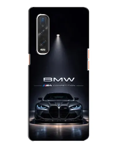 Чехол для OPPO Find X2 с картинкой «BMW сквозь ночной город» Чехол для OPPO Find X2 с картинкой «BMW сквозь ночной город»