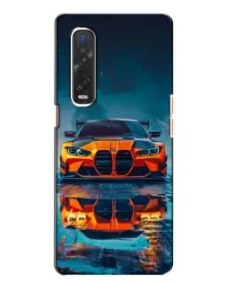 Чохол для OPPO Find X2 з картинкою «BMW — золота емблема»