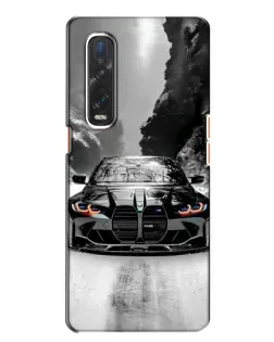 Чохол для OPPO Find X2 з картинкою «BMW — акварельний дрифт»