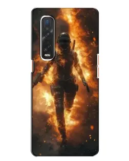 Чехол для OPPO Find X2 с картинкой «BMW — скорость в дожде»