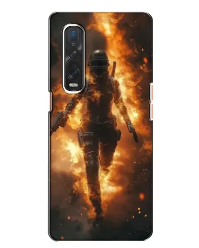 Чехол для OPPO Find X2 с картинкой «BMW — скорость в дожде»