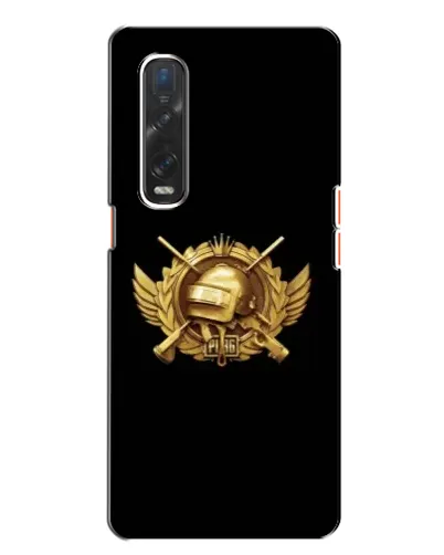 Чехол для OPPO Find X2 с картинкой «PUBG — оранжевый градиент»