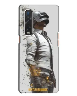 Чехол для OPPO Find X2 с картинкой «PUBG — боец в пыли»