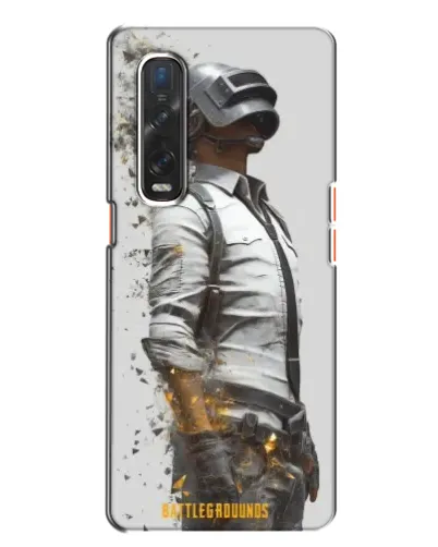 Чехол для OPPO Find X2 с картинкой «PUBG — боец в пыли»