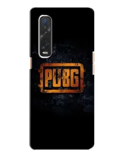 Чехол для OPPO Find X2 с картинкой «PUBG — золотой логотип»