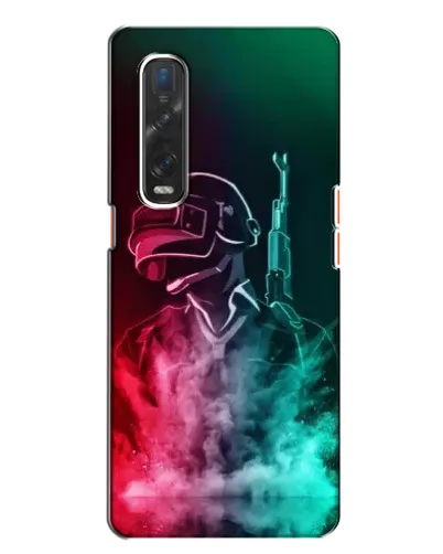 Чехол для OPPO Find X2 с картинкой «PUBG — огненный воин»