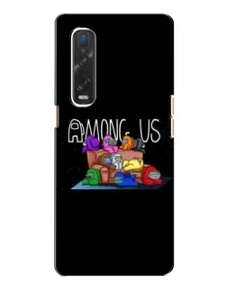 Чохол для OPPO Find X2 з картинкою «Логотип Among Us» Чохол для OPPO Find X2 з картинкою «Логотип Among Us»