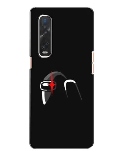 Чехол для OPPO Find X2 с картинкой «Among Us шлем»