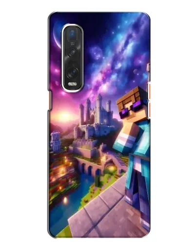 Чехол для OPPO Find X2 с картинкой «Стив и космос»