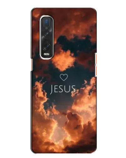 Чехол для OPPO Find X2 с картинкой «Сияние Имени Jesus»