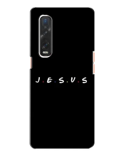 Чехол для OPPO Find X2 с картинкой «Точки веры J.E.S.U.S.»