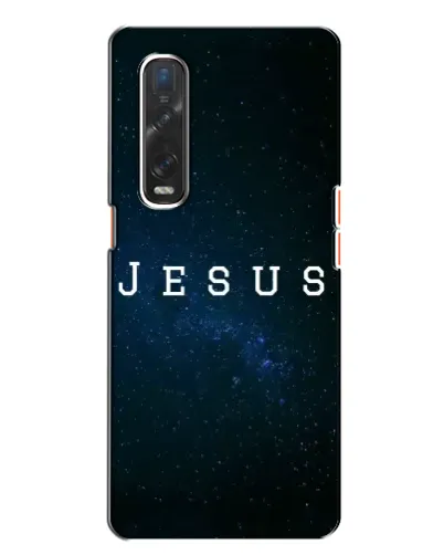 Чехол для OPPO Find X2 с картинкой «Звездное небо Jesus»