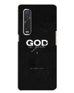 Чехол для OPPO Find X2 с картинкой «GOD — Бог над всем»
